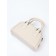 Women's bag, 22*7*14, lightning departure, belt lengths, white