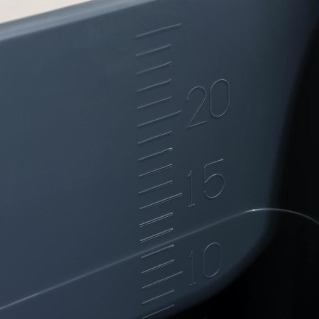 A plastic bucket for washing windows on wheels, 24 liters, 56 × 29 × 34 cm-6