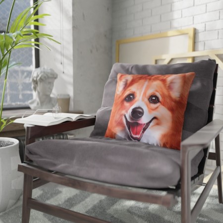 Decorative pillow "Corgi"-1