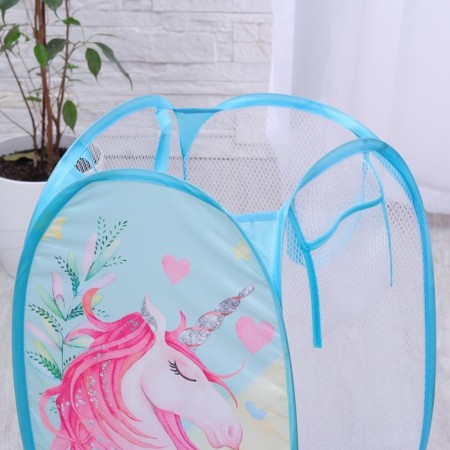 Basket for storing toys "Unicorn" 57x34x34 cm-4