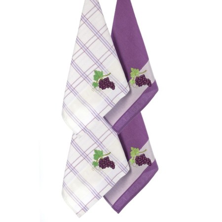 A set of wuffed napkins Diva Afrodita "Grapes", size 45x65 cm, 4 pcs-2