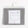 Pillowcase Ethel 50x70 cm, gray color, 100% cotton