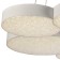 Suspended chandelier Mantra lunas, LED, 2830LM, 3000K, 1600 mm, matte white color