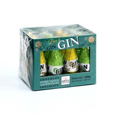 New Year. Figure chocolate Gin & Co with Gin, 9 g