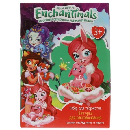 Set for children's creativity Figure for the painting "Enchantimals" (paints, brush)
