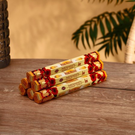 Incense "tulasi" 20 fragrances red rose-1