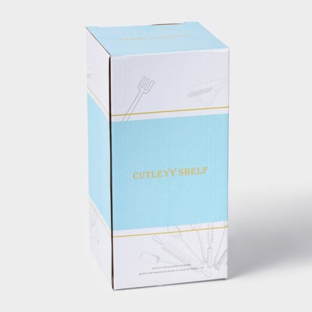 Ceramic candy "Gold. Bird ", 220 ml, 8 × 21 cm, white color-7