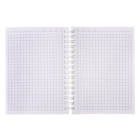 Note book A6, 140 sheets in a cage on the crest "New Gazing", cover Crossed Cardboard-6
