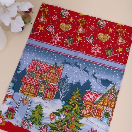 Domovita towel Gift Red, 50x70 cm, Rogozhka 170 g/m, HL100%