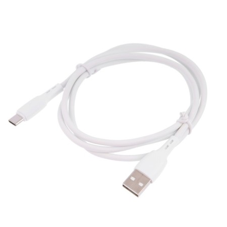 CARMEGA CAR-C-C1M-WH, TYPE-C-USB, 2.4 A, 1 m, white cable-2