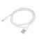 CARMEGA CAR-C-C1M-WH, TYPE-C-USB, 2.4 A, 1 m, white cable