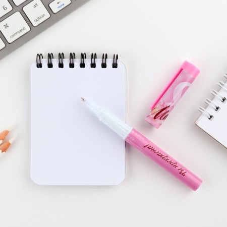 Set "March 8": Notepad and Pen Plastic-6