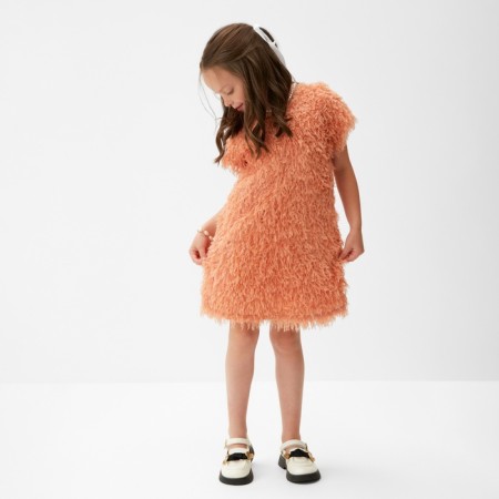 Платье для девочки, MINAKU :Party Dress, цвет розовый, рост 128 см-6