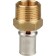 Stout SFP-0001-003416, 3/4 "x 16 mm, external threads, brass