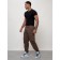 Cargo jeans men, size 44-46, brown color