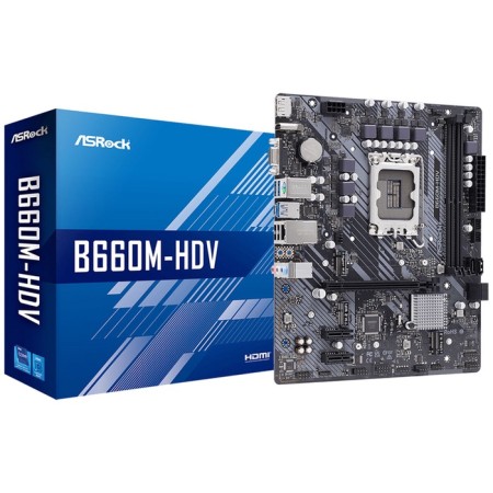 ASROCK B660M-HDV motherboard (LGA1700, MATX)