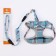 A set of ammunition with a soft harness, leash 120 x 1 cm, Osh 28-54 cm, OG 36-60 cm, gray-blue.