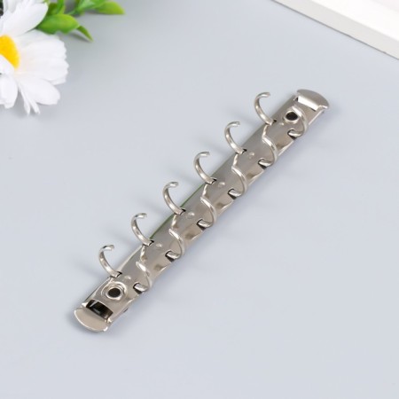 Ring metal clamp six rings diameter of the ring 1.7 cm 13 cm-1
