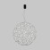 Squirrel Bogate’s Aliote 453/1, LED, 30 W, 4000K, 2403LM, 800x800 mm, Black Pearls