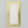 Gold chocolate box, with a window, 17 x 8.5 x 1.5 cm