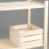 Box wooden box for racks with a depth of 25x25x15 cm