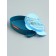 Herble germiner to cats "fish", with seeds, 18 x 12 x 4 cm, blue/blue