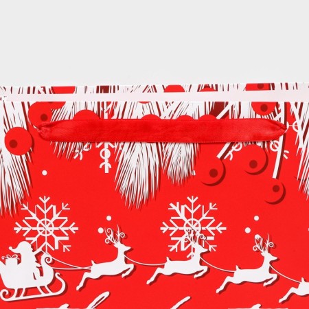 Gift, laminated, "deer" package, 31 x 40 x 11.5 cm-3