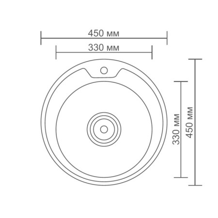 Kitchen car wash Accoona AB4545, mortise, thickness 0.6 mm, 450x165 mm, glossy-6
