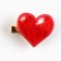 Hair hairpin -spinning "heart", 3.5 x 3 cm