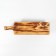The board is cut, for feeding on legs made of natural cedar MaGistro, 38 × 10.5 × 6.5 cm, with a handle, burnt