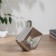 VAZA Ceramics Table "Bram" rhombus, 23.5x20 cm, silver