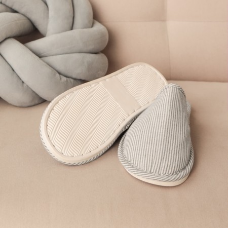Male slippers, size 42-43, gray color-6