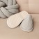Male slippers, size 42-43, gray color