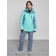 Ski costume female winter, size 42, turquoise color