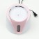 Animal fountain Carno, 2 l, with a water level sensor, white-pink