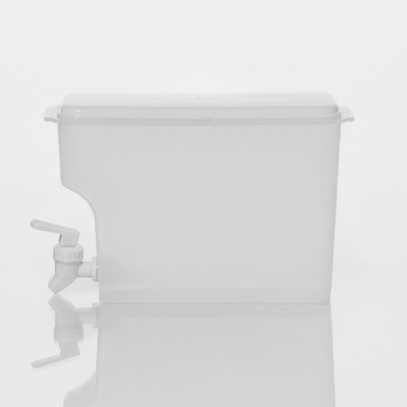 Dispenser for drinks "Stark", 3 l, white color-1