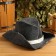 Cowboy Bath cap, felt, gray
