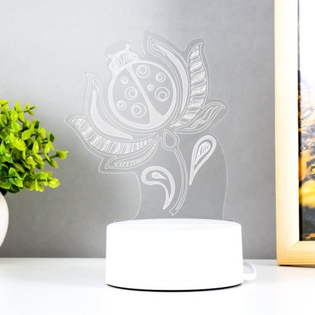 Lamp "God's cow" led white 11.9x9.5x15.1 cm Risalux-3