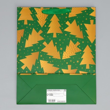 Package Gift New Year's "Christmas trees" 32 x 26 x 10 cm, New Year-5