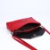 Female bag on a magnet, red color
