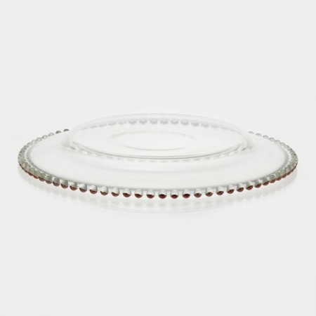 Glass of glass substitution "Orbit", D = 33 cm, color pink gold-2