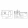Wasserkraft 5530 shell mixer, single, built -in, gold