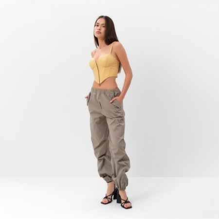 Cargo trousers Women's Mist, Gray, p. M (44-46)-6