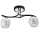 Economic "Constellation Constellation 2x60W E27 Black 48x15x27cm