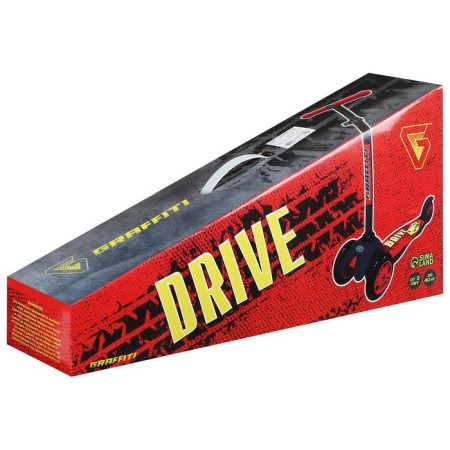 Graffiti Drive, Pu 110/75 mm, ABEC 7 wheels, red color-6