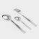Diningral "Appetite", 18 items, thickness 2 mm, cardboard box, silver color