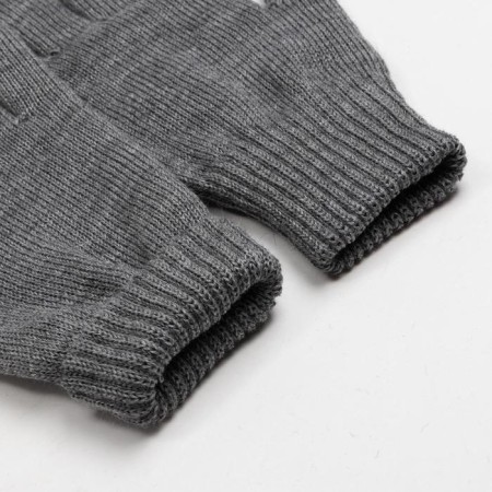 Men's gloves RM04, gray color, river 20-2