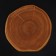 Grootboard from the saw of Wild Kitchen, D = 160-200 mm, thickness 30 mm, a solid massif of the cedar