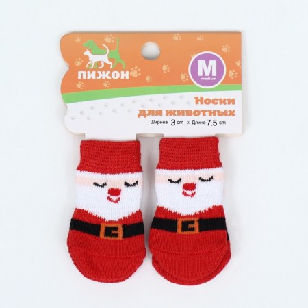 Noski -nonsense "Santa Claus", size M (3/4 * 7.5 cm), set 4 pcs-2