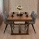Dining stool Polini Home Verona SM, color gray-black